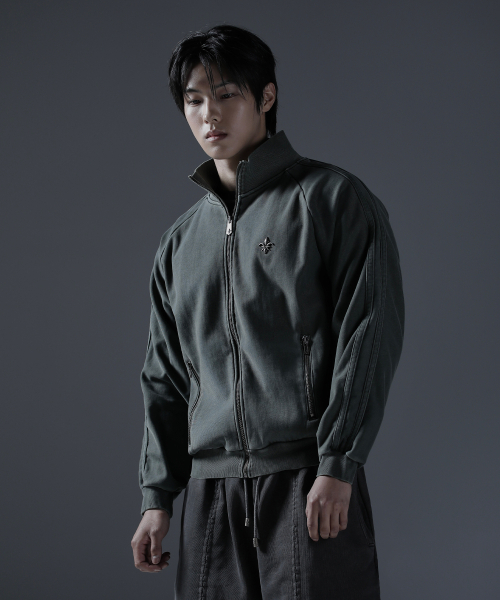 CARMID（カミド）の「アンティックピグメントジャージ [オリーブグリーン]（ナイロンジャケット・メンズ・その他・1/2/3）」の6枚目の写真