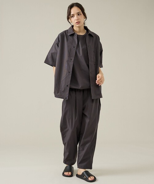 JEMORGAN（ジェーイーモーガン）の「【JEMORGAN / ジェーイーモーガン】Air Fiber Coach Shirt / エアファイバー コーチシャツ（JQ582-23）（シャツ/ブラウス・メンズ・チャコールグレー/ベージュ/ブラック・XL/L/M）」の7枚目の写真