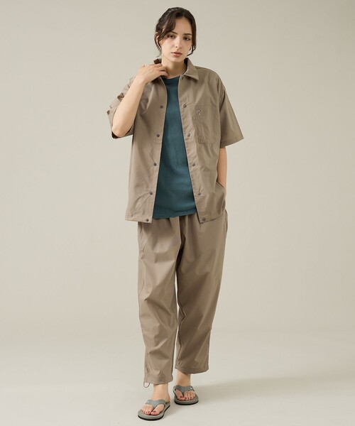JEMORGAN（ジェーイーモーガン）の「【JEMORGAN / ジェーイーモーガン】Air Fiber Coach Shirt / エアファイバー コーチシャツ（JQ582-23）（シャツ/ブラウス・メンズ・チャコールグレー/ベージュ/ブラック・XL/L/M）」の14枚目の写真