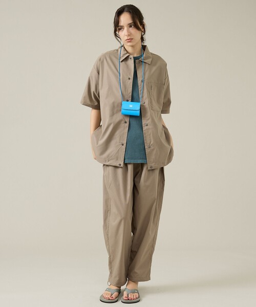 JEMORGAN（ジェーイーモーガン）の「【JEMORGAN / ジェーイーモーガン】Air Fiber Coach Shirt / エアファイバー コーチシャツ（JQ582-23）（シャツ/ブラウス・メンズ・チャコールグレー/ベージュ/ブラック・XL/L/M）」の15枚目の写真