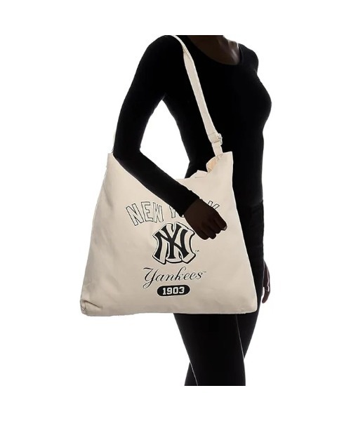 Lafayette（ラファイエット）の「ニューヨーク・ヤンキース - ショルダーバッグ【MLB SHOULDER BAG YK-SD24】（ショルダーバッグ・メンズ・アイボリー・ONE SIZE）」の4枚目の写真