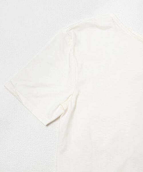 THE GOODLAND MARKET(ザグッドランドマーケット)の「cwtch ASYMMETRY ORGANIC T-SHIRTS(Tシャツ/カットソー・レディース・ホワイト/ピンク/ダークブラウン・FREE)」の10枚目の写真