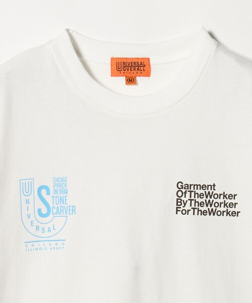 UNIVERSAL OVERALL(ユニバーサルオーバーオール)の「【別注】<UNIVERSAL OVERALL>グラフィック プリント Tシャツ / キッズ 140cm-160cm(Tシャツ/カットソー・キッズ・ホワイト/ダークブラウン/ダークグレー・L(160cm)/M(140-150cm))」の11枚目の写真