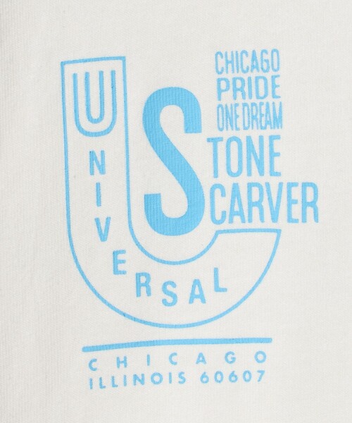 UNIVERSAL OVERALL(ユニバーサルオーバーオール)の「【別注】<UNIVERSAL OVERALL>グラフィック プリント Tシャツ / キッズ 140cm-160cm(Tシャツ/カットソー・キッズ・ホワイト/ダークブラウン/ダークグレー・L(160cm)/M(140-150cm))」の12枚目の写真