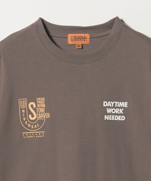 UNIVERSAL OVERALL(ユニバーサルオーバーオール)の「【別注】<UNIVERSAL OVERALL>グラフィック プリント Tシャツ / キッズ 140cm-160cm(Tシャツ/カットソー・キッズ・ホワイト/ダークブラウン/ダークグレー・L(160cm)/M(140-150cm))」の15枚目の写真
