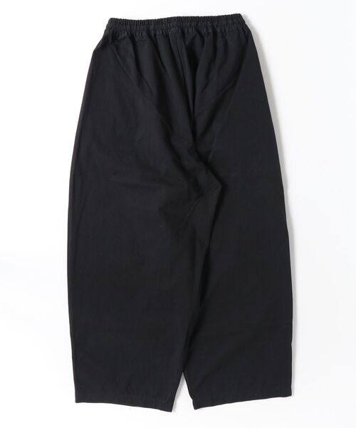 my beautiful landlet(マイビューティフルランドレット)の「【my beautiful landlet】 HIGH COUNT COTTON TWILL WIDE EASY PANTS(その他パンツ・メンズ・ブラック・2/1/0)」の6枚目の写真