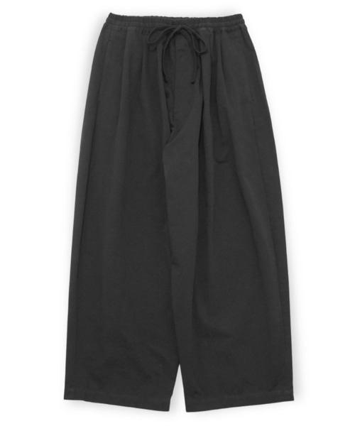 my beautiful landlet(マイビューティフルランドレット)の「【my beautiful landlet】 HIGH COUNT COTTON TWILL WIDE EASY PANTS(その他パンツ・メンズ・ブラック・2/1/0)」の18枚目の写真