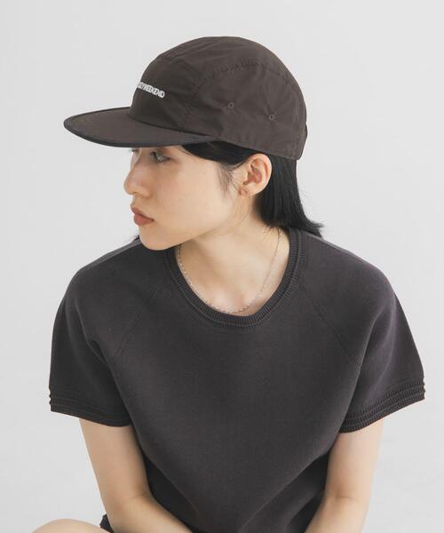 KBF(ケイビーエフ)の「リップストップパイピングCAP(キャップ・レディース・アイボリー/ブラウン・ONE)」の9枚目の写真