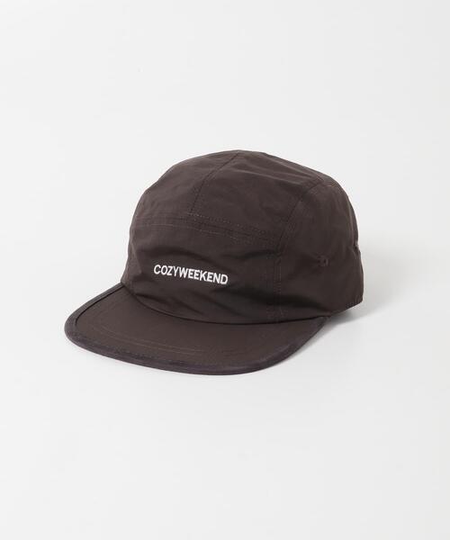 KBF(ケイビーエフ)の「リップストップパイピングCAP(キャップ・レディース・アイボリー/ブラウン・ONE)」の12枚目の写真