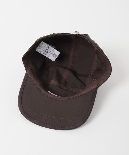 KBF(ケイビーエフ)の「リップストップパイピングCAP(キャップ・レディース・アイボリー/ブラウン・ONE)」の14枚目の写真