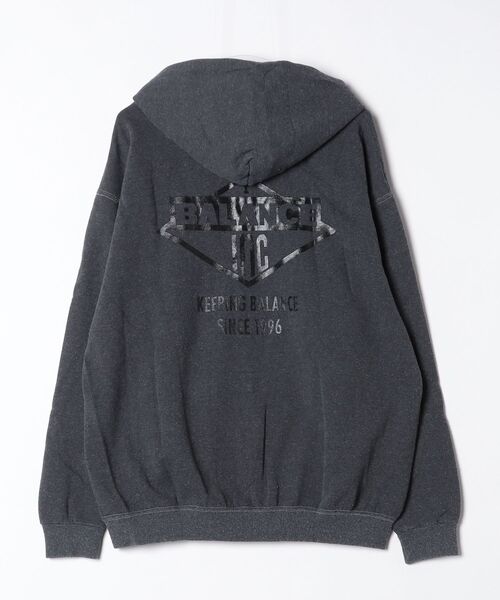 Anachronorm（アナクロノーム）の「【ANACHRONORM】DYED 50/50 PRINTED FULLZIP PARKA（パーカー・メンズ・ダークグレー・3）」の2枚目の写真