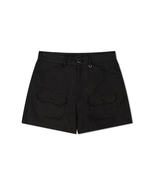 Yuje（ユジェ）の「POCKET HALF PANTS (3color, 2size)（その他パンツ・レディース・チャコールグレー/アイボリー/カーキブラウン・SMALL/MEDIUM）」の13枚目の写真