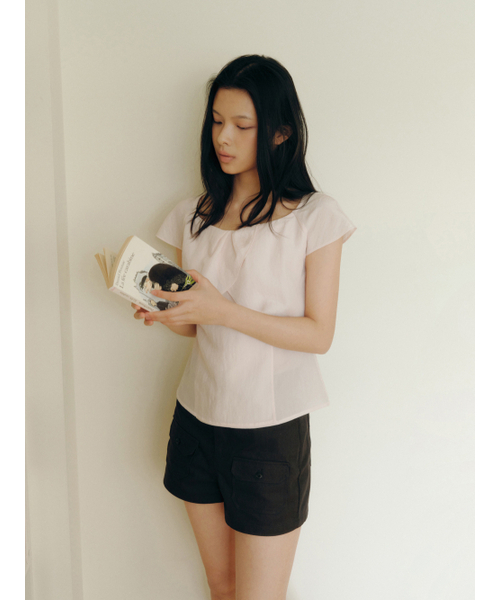 Yuje（ユジェ）の「POCKET HALF PANTS (3color, 2size)（その他パンツ・レディース・チャコールグレー/アイボリー/カーキブラウン・SMALL/MEDIUM）」の15枚目の写真