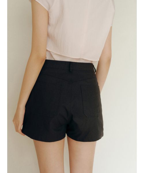 Yuje（ユジェ）の「POCKET HALF PANTS (3color, 2size)（その他パンツ・レディース・チャコールグレー/アイボリー/カーキブラウン・SMALL/MEDIUM）」の20枚目の写真