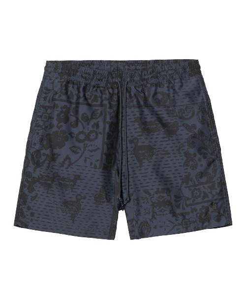 Carhartt WIP(カーハートダブリューアイピー)の「Carhartt WIP SLATER SWIM TRUNKS(カーハートワークインプログレス スレーター スイム トランクス)(その他パンツ・メンズ・カモフラージュ/ネイビー系・X-SMALL/X-LARGE/LARGE/MEDIUM/SMALL)」の3枚目の写真
