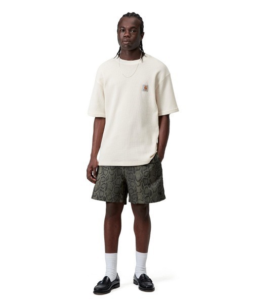 Carhartt WIP(カーハートダブリューアイピー)の「Carhartt WIP SLATER SWIM TRUNKS(カーハートワークインプログレス スレーター スイム トランクス)(その他パンツ・メンズ・カモフラージュ/ネイビー系・X-SMALL/X-LARGE/LARGE/MEDIUM/SMALL)」の10枚目の写真