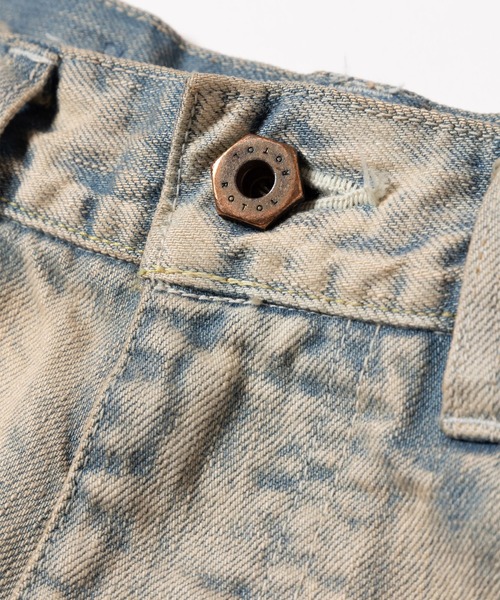 ROTOL(ロトル)の「【ROTOL/ロトル】TRIPLE SEAMS 6P DENIM WIDE DAMAGE(デニムパンツ・メンズ・インディゴブルー・2)」の3枚目の写真
