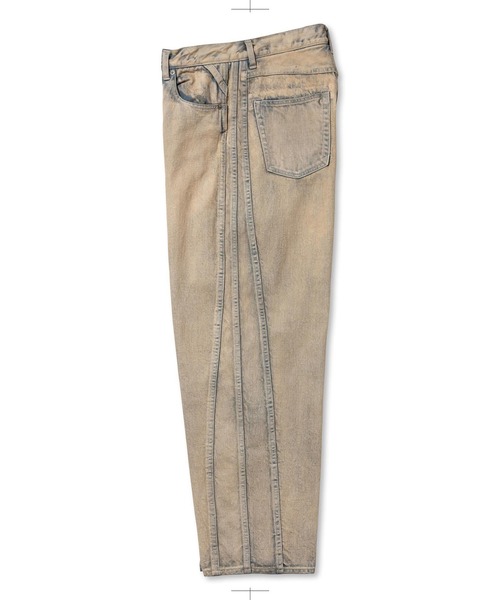 ROTOL(ロトル)の「【ROTOL/ロトル】TRIPLE SEAMS 6P DENIM WIDE DAMAGE(デニムパンツ・メンズ・インディゴブルー・2)」の4枚目の写真