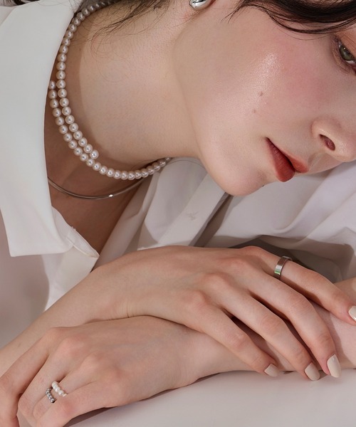 Phoebe(フィービィー)の「【伸びるリング】バブルフィットリング パール3mm(リング・レディース・ホワイト・FREE)」の17枚目の写真