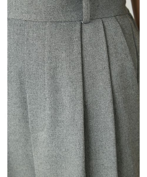 FRAY I.D(フレイアイディー)の「サイドベンツ2タックパンツ/ウォッシャブル・防シワ・吸水速乾・ストレッチ(その他パンツ・レディース・ホワイト/マルチ/ブラック・1/0)」の8枚目の写真