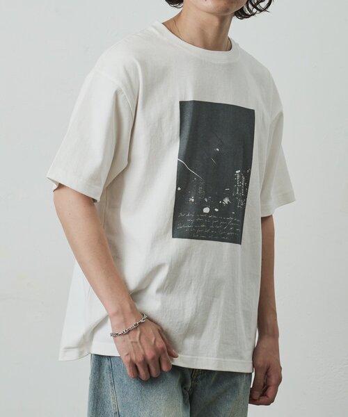 COLONY 2139(コロニートゥーワンスリーナイン)の「スクエアフォトプリントTシャツ(Tシャツ/カットソー・メンズ・レッド/ホワイト/ブラック・MEDIUM/LARGE)」の12枚目の写真