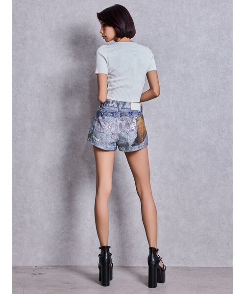 GYDA(ジェイダ)の「GG bijou MOLDラメニットトップス(Tシャツ/カットソー・レディース・ブラック/オフホワイト・FREE)」の11枚目の写真