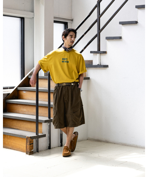ANGLAN(アングラン)の「Slogan Graphic Tee “WHATWEWEAR” - Yellow(Tシャツ/カットソー・メンズ・その他・1/2)」の4枚目の写真