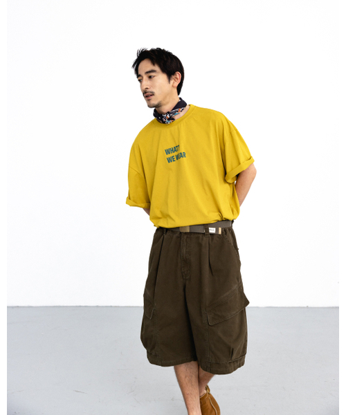 ANGLAN(アングラン)の「Slogan Graphic Tee “WHATWEWEAR” - Yellow(Tシャツ/カットソー・メンズ・その他・1/2)」の6枚目の写真