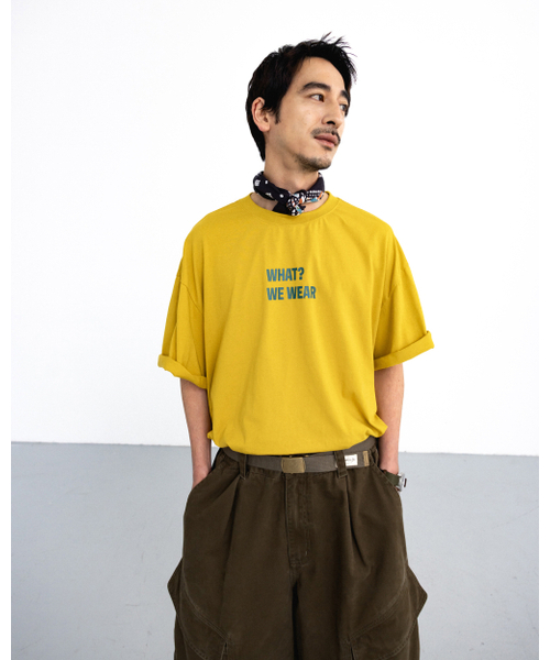 ANGLAN(アングラン)の「Slogan Graphic Tee “WHATWEWEAR” - Yellow(Tシャツ/カットソー・メンズ・その他・1/2)」の7枚目の写真