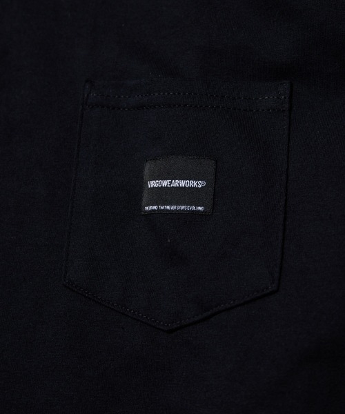 VIRGOwearworks（ヴァルゴウェアワークス）の「ESSENTIAL PKT LST（Tシャツ/カットソー・メンズ・ホワイト/ブラック/グレー・3/2/4/5）」の9枚目の写真