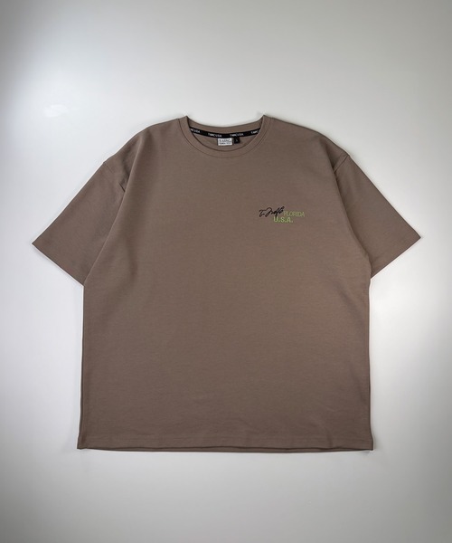 T-MAC OUTING(ティーマック アウティング)の「カノコ ロゴ刺繍 半袖Tシャツ(Tシャツ/カットソー・メンズ・ベージュ/ホワイト/ブラック・M)」の3枚目の写真
