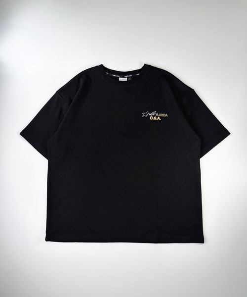 T-MAC OUTING(ティーマック アウティング)の「カノコ ロゴ刺繍 半袖Tシャツ(Tシャツ/カットソー・メンズ・ベージュ/ホワイト/ブラック・M)」の2枚目の写真