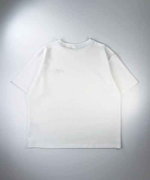 T-MAC OUTING(ティーマック アウティング)の「カノコ ロゴ刺繍 半袖Tシャツ(Tシャツ/カットソー・メンズ・ベージュ/ホワイト/ブラック・M)」の4枚目の写真
