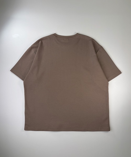 T-MAC OUTING(ティーマック アウティング)の「カノコ ロゴ刺繍 半袖Tシャツ(Tシャツ/カットソー・メンズ・ベージュ/ホワイト/ブラック・M)」の7枚目の写真