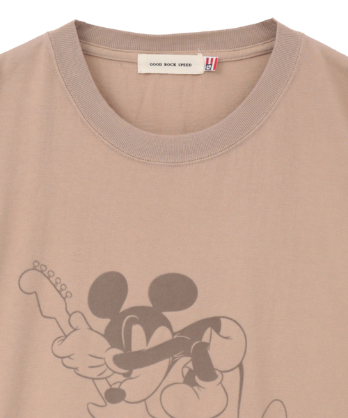 Liesse(リエス)の「【GOOD ROCK SPEED/グッドロックスピード】Tシャツ(26FDS007W)(Tシャツ/カットソー・レディース・ベージュ/チャコールグレー・FREE)」の4枚目の写真
