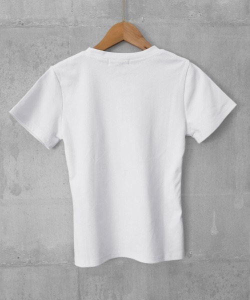 Miniministore(ミニミニストア)の「タイトロゴTシャツグラフィック半袖韓国風(Tシャツ/カットソー・レディース・ホワイト/ブラック・FREE)」の14枚目の写真