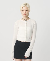 H BEAUTY&YOUTH UNITED ARROWS | <H>カーリーヤーン ショート カーディガン(カーディガン/ボレロ)