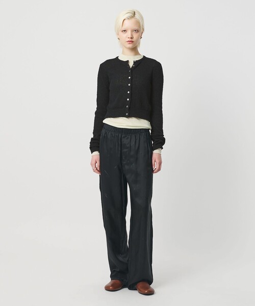 H BEAUTY&YOUTH UNITED ARROWS(エイチビューティーアンドユースユナイテッドアローズ)の「<H>カーリーヤーン ショート カーディガン(カーディガン/ボレロ・レディース・ブラック/ホワイト・FREE)」の18枚目の写真