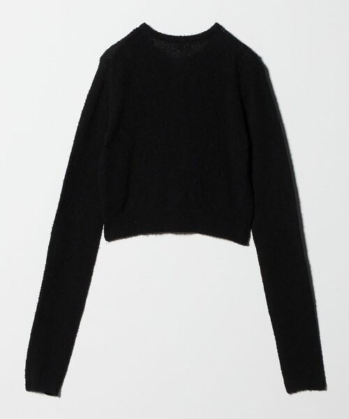H BEAUTY&YOUTH UNITED ARROWS(エイチビューティーアンドユースユナイテッドアローズ)の「<H>カーリーヤーン ショート カーディガン(カーディガン/ボレロ・レディース・ブラック/ホワイト・FREE)」の14枚目の写真