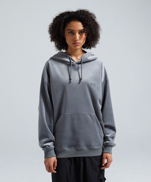 Y-3（ワイスリー）の「Y-3 VELVET CORDUROY HOODIE（パーカー・メンズ・グレー・LARGE/MEDIUM/SMALL/X-SMALL/X-LARGE/XX-SMALL）」の4枚目の写真