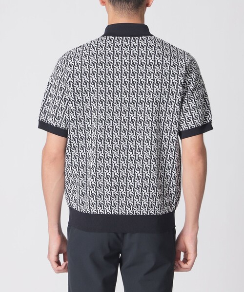 Paul Stuart（ポールスチュアート）の「【GOLF Men’s】PSジャガードニットポロ（ポロシャツ・メンズ・ネイビー/グレー・XL/M/L）」の7枚目の写真