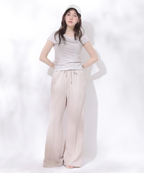Rirandture(リランドチュール)の「ラメスウェットフレアパンツ(その他パンツ・レディース・ピンク・2/1)」の3枚目の写真