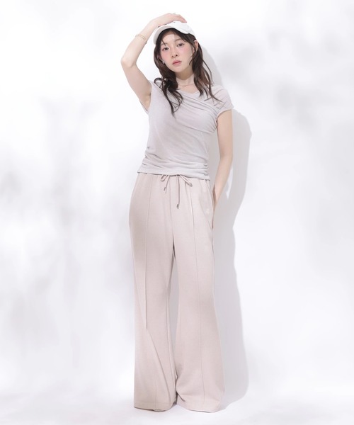 Rirandture(リランドチュール)の「ラメスウェットフレアパンツ(その他パンツ・レディース・ピンク・2/1)」の8枚目の写真