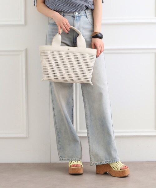 ESPERANZA(エスペランサ)の「【EC限定】横長メッシュトート(トートバッグ・レディース・ブラック/アイボリー/キャメル・FREE)」の5枚目の写真