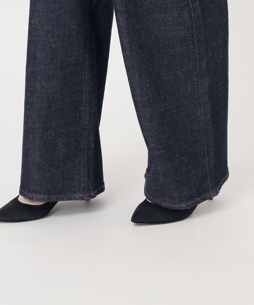 upperhights(アッパーハイツ)の「《別注カラー有り》upper hights/アッパーハイツ THE STELLA AURA*(デニムパンツ・レディース・ネイビー/ブラウン・24/23/25/26)」の9枚目の写真