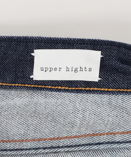 upperhights(アッパーハイツ)の「《別注カラー有り》upper hights/アッパーハイツ THE STELLA AURA*(デニムパンツ・レディース・ネイビー/ブラウン・24/23/25/26)」の14枚目の写真