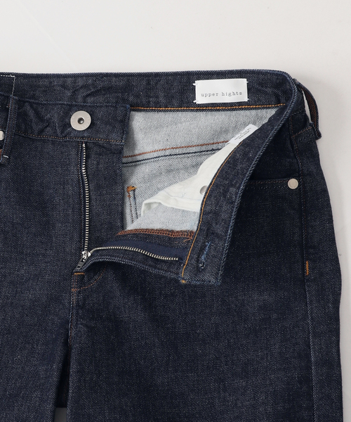 upperhights(アッパーハイツ)の「《別注カラー有り》upper hights/アッパーハイツ THE STELLA AURA*(デニムパンツ・レディース・ネイビー/ブラウン・24/23/25/26)」の3枚目の写真