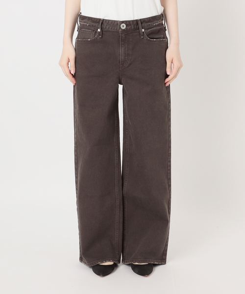 upperhights(アッパーハイツ)の「《別注カラー有り》upper hights/アッパーハイツ THE STELLA AURA*(デニムパンツ・レディース・ネイビー/ブラウン・24/23/25/26)」の5枚目の写真