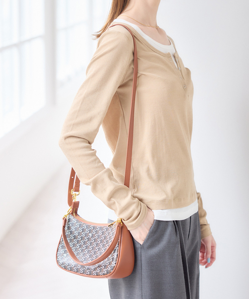 U by SPICK&SPAN(ユーバイスピックアンドスパン)の「SINBONO/シンボノ shoulder bag(ショルダーバッグ・レディース・ネイビー・FREE)」の4枚目の写真