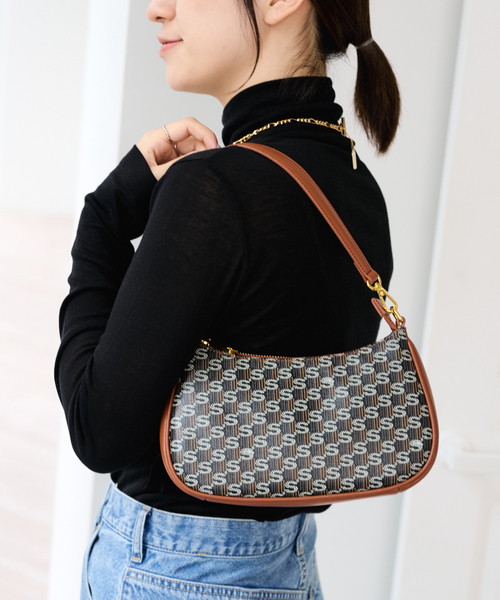 U by SPICK&SPAN(ユーバイスピックアンドスパン)の「SINBONO/シンボノ shoulder bag(ショルダーバッグ・レディース・ネイビー・FREE)」の7枚目の写真